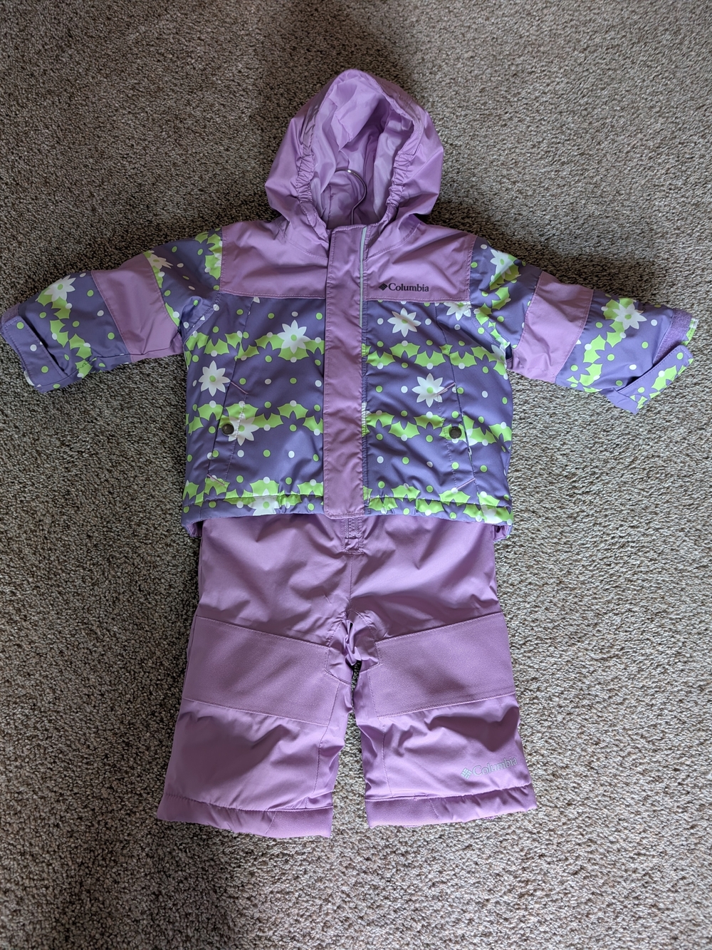Columbia Girls Infant Mighty Mogul Insulated Set 6-12 months